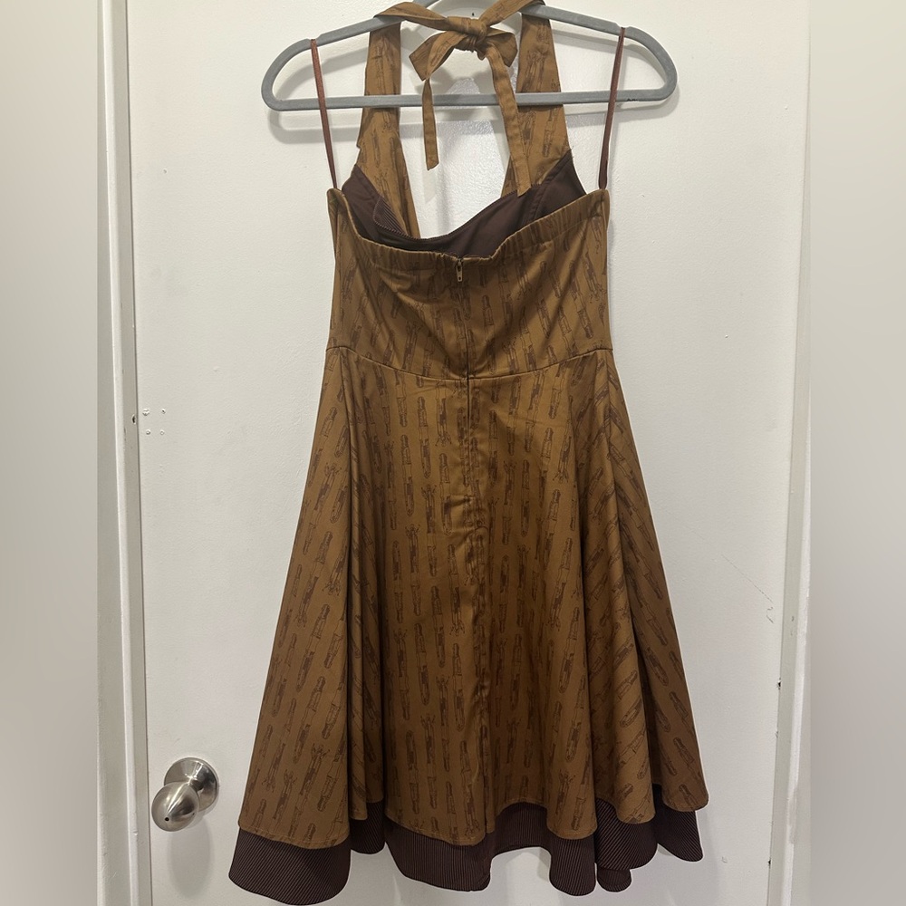 Hot Topic Exclusive Collection Doctor Who Regeneration Halter Dress Sz MD - Picture 8 of 13